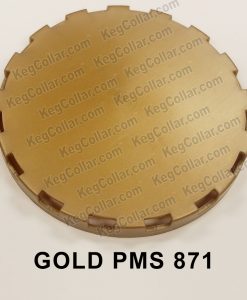 gold vented keg cap sample image