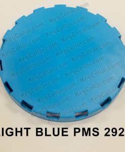 light blue vented keg cap sample image