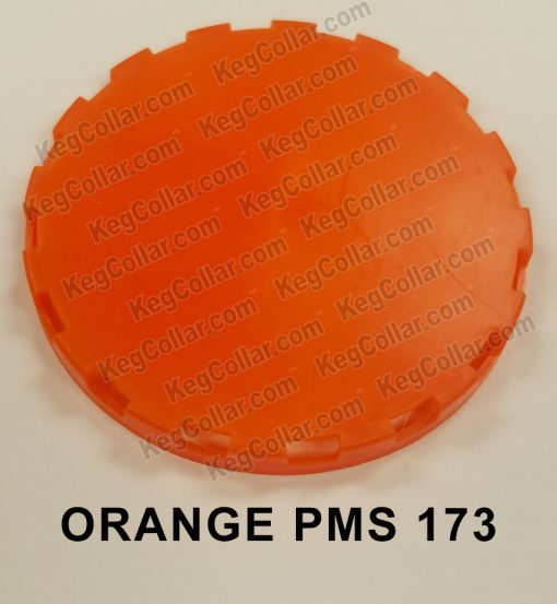 orange vented keg cap sample image
