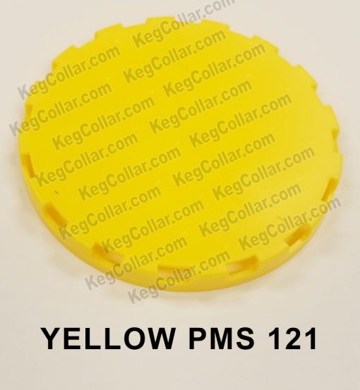 yellow vented keg cap sample image