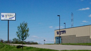 WT Nickell Label Company building and parking lot