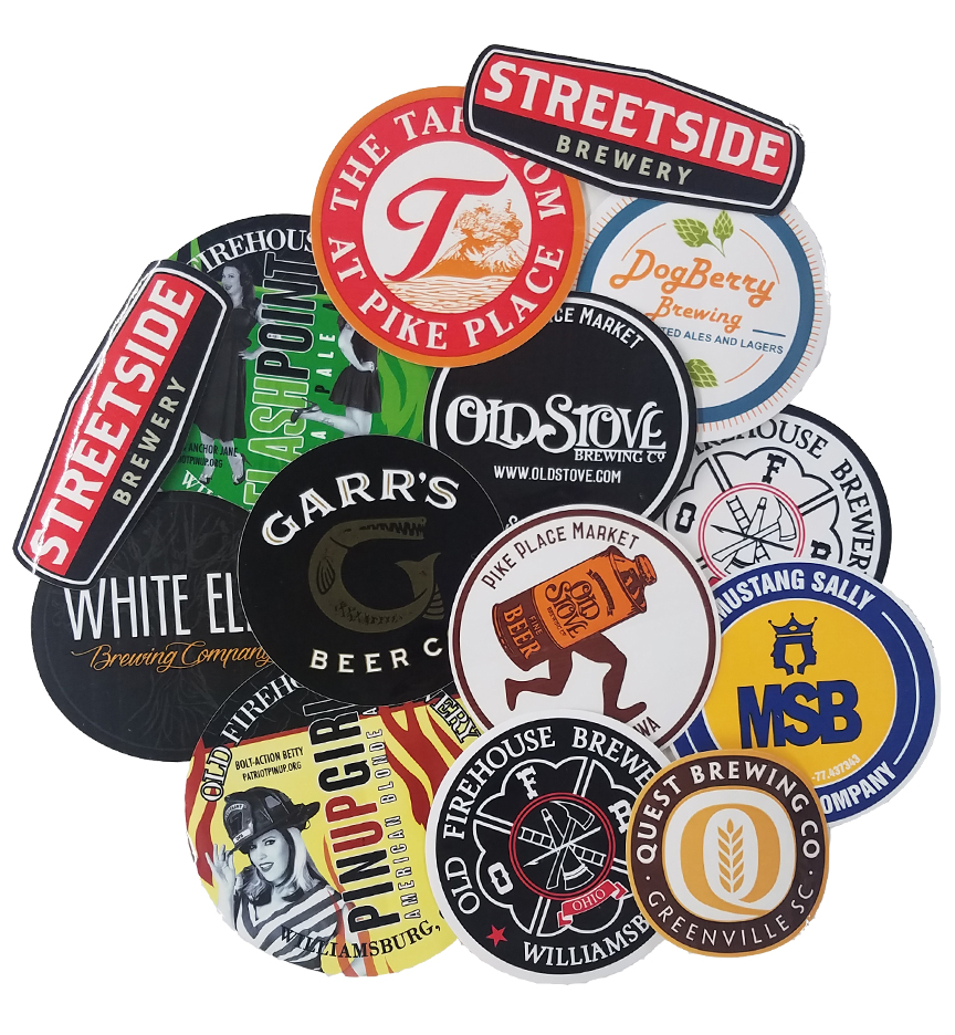 Promotional stickers on sale