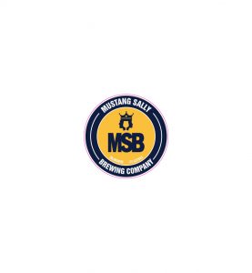 Mustang Sally 4" round promotional sticker