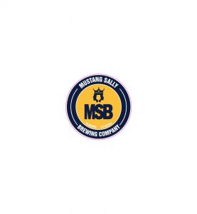 Mustang Sally 4" round promotional sticker