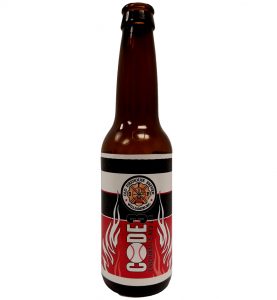 custom printed bottle label printed 4 color for Old Firehouse Brewery in Ohio