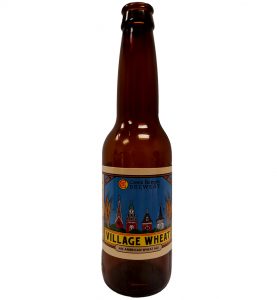 custom printed 4 color bottle label printed for Creek Bottom Brewing