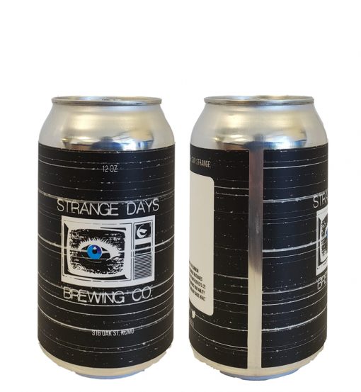 custom printed 12 oz can label applied to 12 oz can